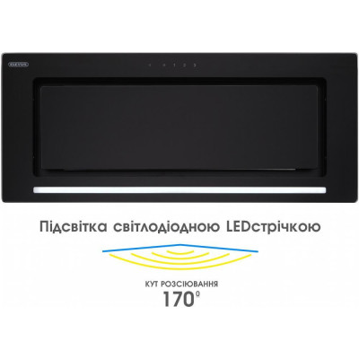 Витяжка вбудована Eleyus INTEGRA 1200 LED SMD 70 BL