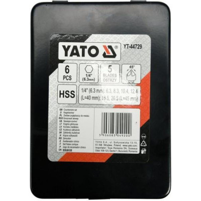 Зенкер YATO YT-44729 Зенкер YATO YT-44729