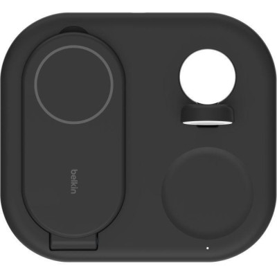 Бездротовий зарядний пристрій Belkin 3в1 Magnetic Foldable Black (WIZ029VFBK)