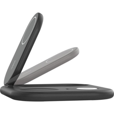 Бездротовий зарядний пристрій Belkin 3в1 Magnetic Foldable Black (WIZ029VFBK)