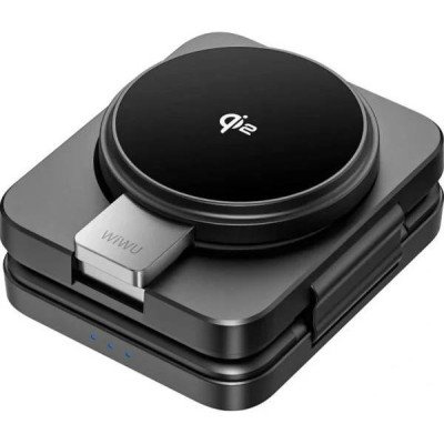 Бездротовий зарядний пристрій WIWU Wi-W028 3in1 Wireless Charger Black