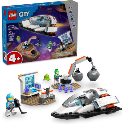 Блоковий конструктор LEGO City Космічний корабель та дослідження астероїда (60429)