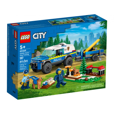 Блоковий конструктор LEGO City Мобільний майданчик для дресування поліцейських собак (60369)
