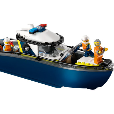Блоковий конструктор LEGO City Переслідування на поліцейському катері (60456)