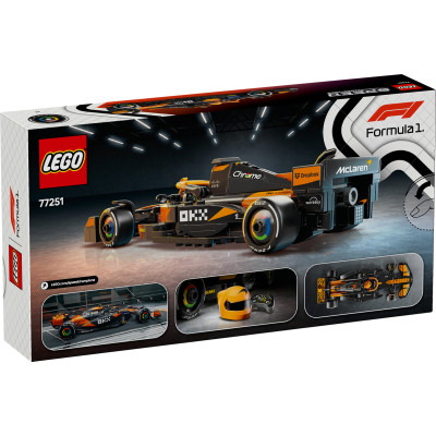 Блоковий конструктор LEGO Speed Champions Автомобіль для перегонів McLaren F1 Team MCL38 (77251)