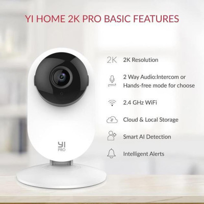 IP-камера відеоспостереження YI Home 2K PRO White (YYS.62121)