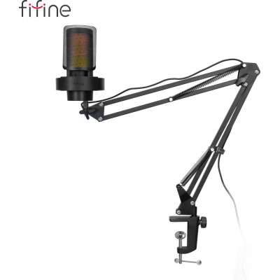 Мікрофон для ПК/ для стрімінгу, подкастів Fifine A8 Black