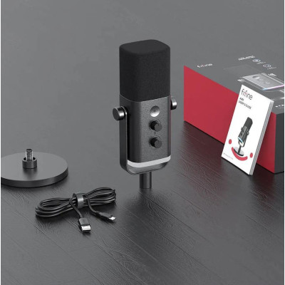 Мікрофон для ПК/ для стрімінгу, подкастів Fifine AmpliGame A2 Black A2B