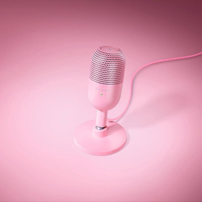 Мікрофон для ПК/ для стрімінгу, подкастів Razer Seiren V3 Mini Quartz (RZ19-05050200-R3M1)