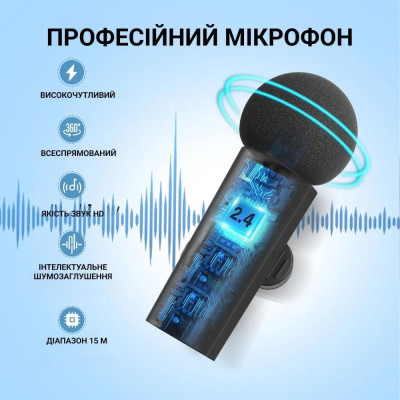 Мікрофонна радіосистема для смартфона Fifine M8