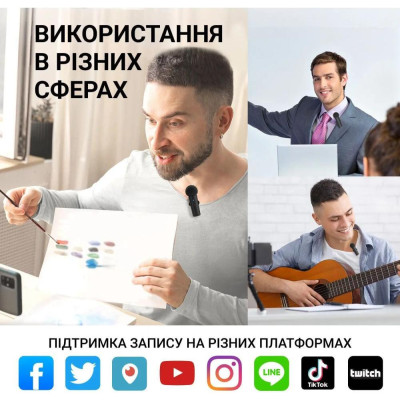 Мікрофонна радіосистема для смартфона Fifine M8