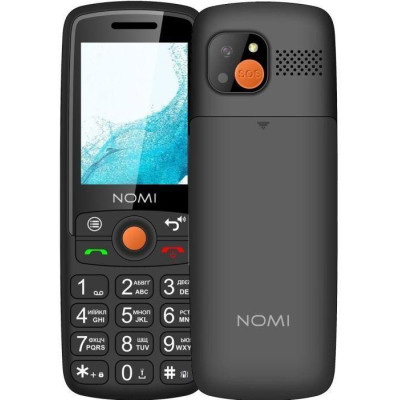 Мобільний телефон (бабушкофон) Nomi i2440 Black