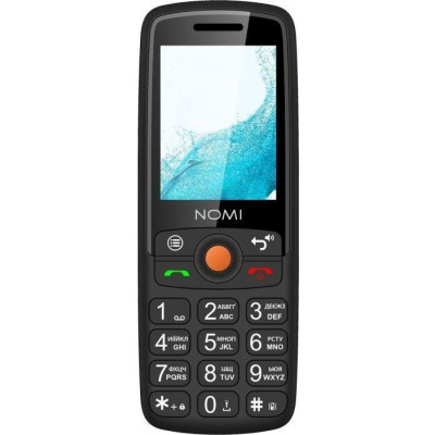 Мобільний телефон (бабушкофон) Nomi i2440 Black