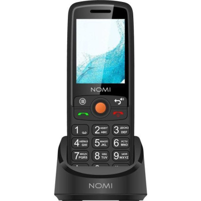 Мобільний телефон (бабушкофон) Nomi i2440 Black