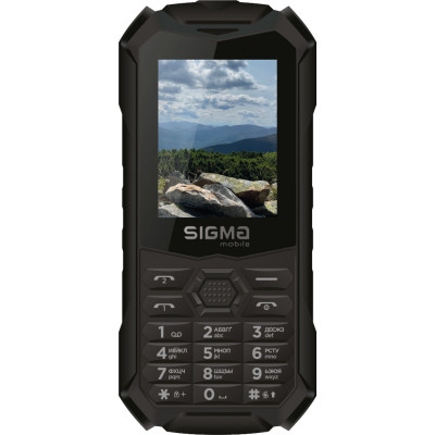 Мобільний телефон Sigma mobile X-treme PV68 Black