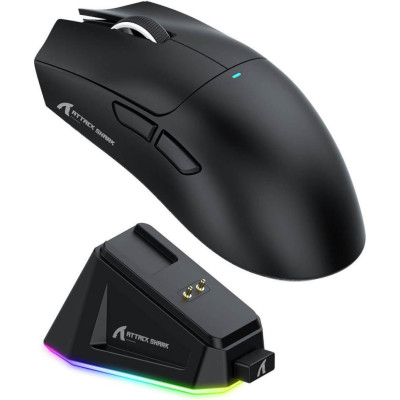 Миша ATTACK SHARK X11 Wireless Gaming Mouse with Charging Dock Black