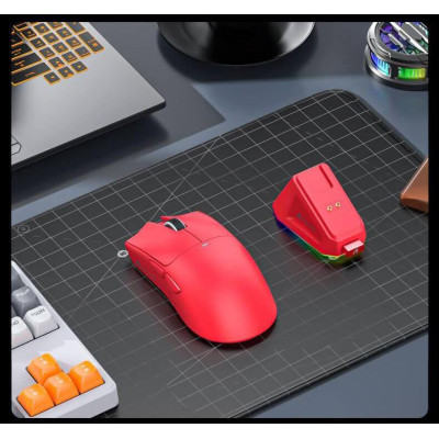 Миша ATTACK SHARK X11 Wireless Gaming Mouse with Charging Dock Red