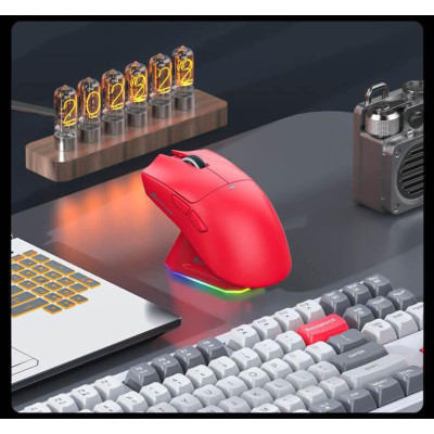 Миша ATTACK SHARK X11 Wireless Gaming Mouse with Charging Dock Red