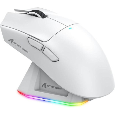 Миша ATTACK SHARK X11 Wireless Gaming Mouse with Charging Dock White