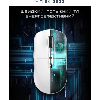 Миша ATTACK SHARK X6 White