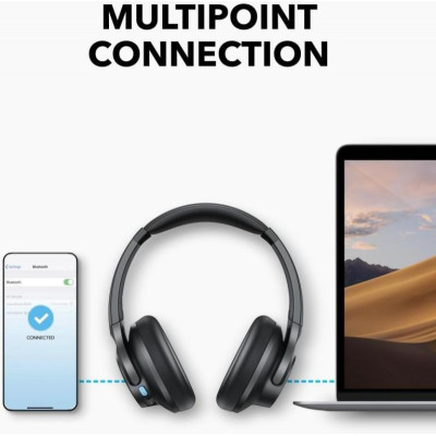 Навушники з мікрофоном Anker SoundCore Q11i Dark Gray (A3005GA1)