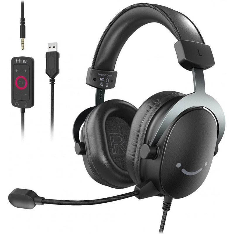 Навушники з мікрофоном Fifine H9 Black Навушники з мікрофоном Fifine H9 Black