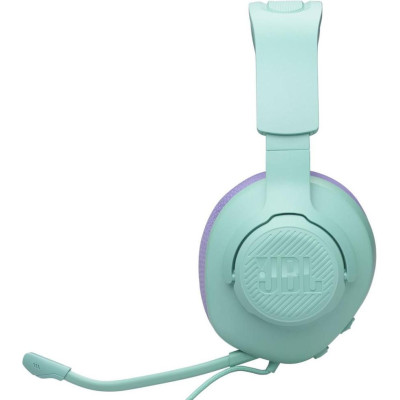 Навушники з мікрофоном JBL Quantum 100M2 Cyan (JBLQTUM100M2CYN)