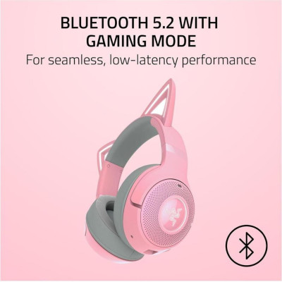 Навушники із мікрофоном Razer Kraken Kitty V2 BT Quartz (RZ04-04860100-R3M1)