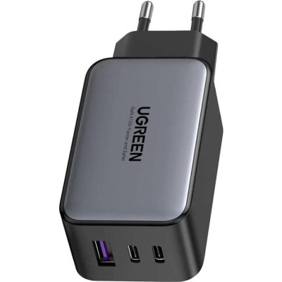 Зарядний пристрій UGREEN CD244 GaN X 65W QC4.0 PD3.0 Black (10335)