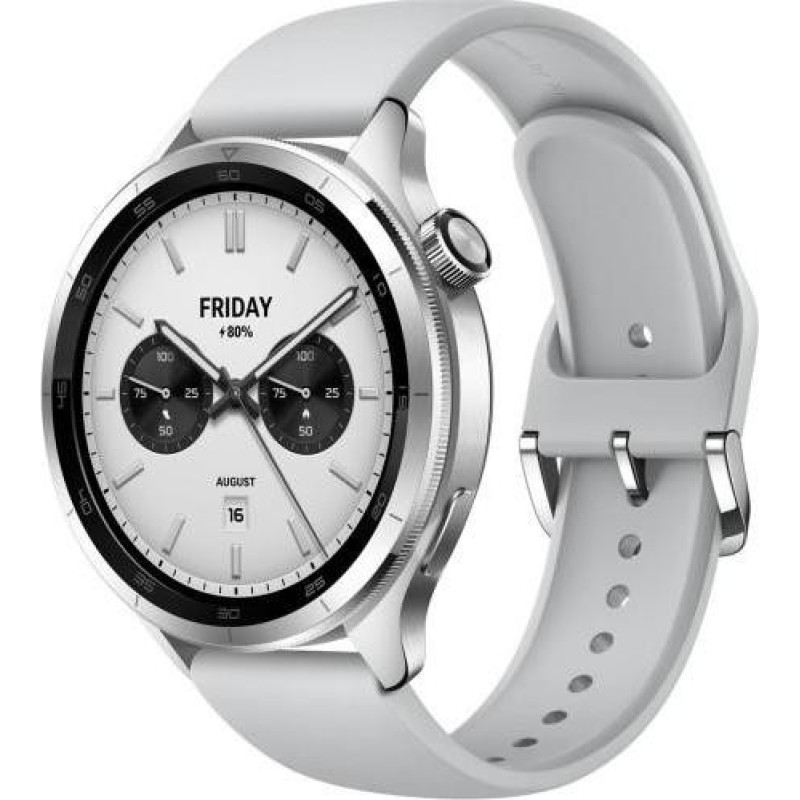 Смарт-годинник Xiaomi Watch S4 Silver (BHR9197GL) Смарт-годинник Xiaomi Watch S4 Silver (BHR9197GL)