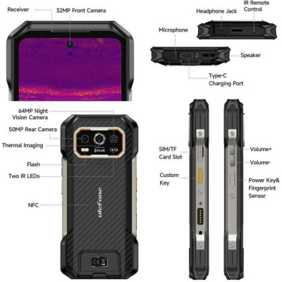 Смартфон Ulefone Armor 27T 12/256GB Black
