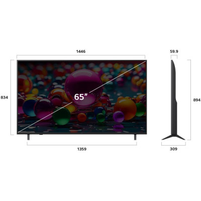 Телевiзор LG 65UA75003LA