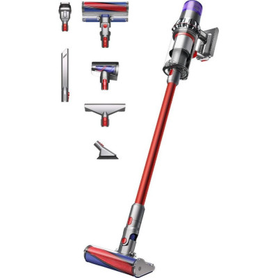 Вертикальний+ручний пилосос (2в1) Dyson V11 Fluffy Nickel/Red (476550-01)