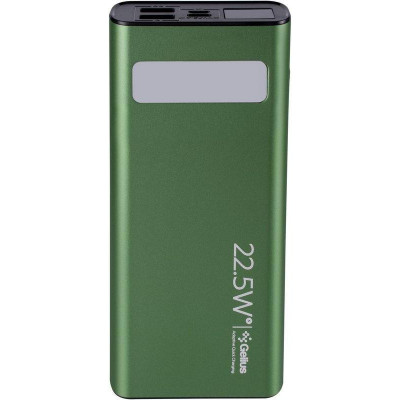 Зовнішній акумулятор (павербанк) Gelius Lightstone GP-PB300i 20000mAh Green (00000099033)