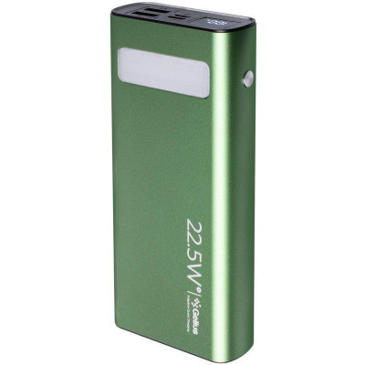 Зовнішній акумулятор (павербанк) Gelius Lightstone GP-PB300i 20000mAh Green (00000099033)