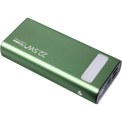 Зовнішній акумулятор (павербанк) Gelius Lightstone GP-PB300i 20000mAh Green (00000099033)