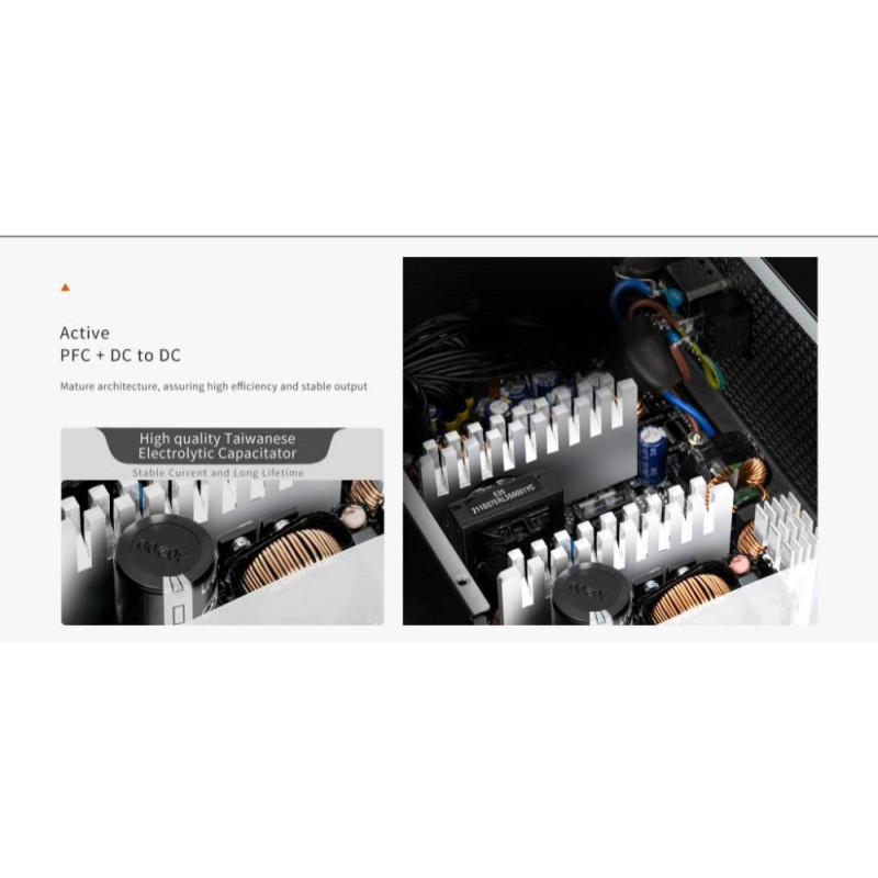 Блок живлення PCCooler YK850 (P5-YK850-B1FWBK1) Блок живлення PCCooler YK850 (P5-YK850-B1FWBK1)