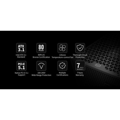 Блок живлення PCCooler YK850 (P5-YK850-B1FWBK1) Блок живлення PCCooler YK850 (P5-YK850-B1FWBK1)