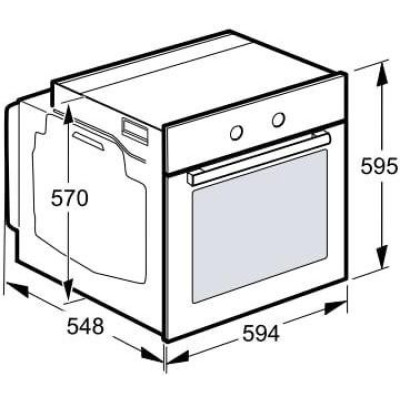 Духовка електрична Bosch HUA736EV0T
