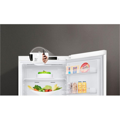 Холодильник із морозильною камерою LG GW-B459FVLW