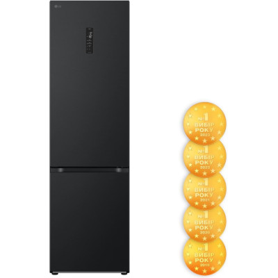 Холодильник із морозильною камерою LG GW-B509FXFW