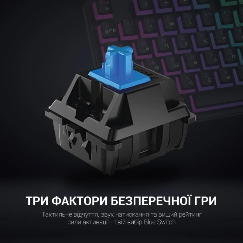 Клавіатура GamePro MK80B Black Клавіатура GamePro MK80B Black