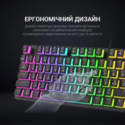 Клавіатура GamePro MK80B Black