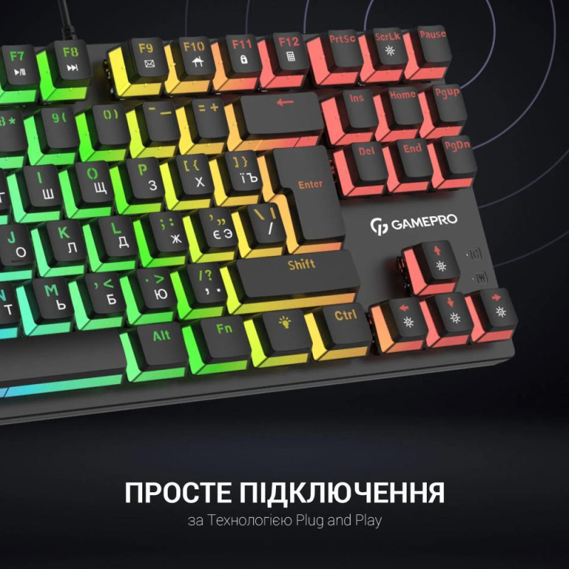 Клавіатура GamePro MK80R Red Switch Клавіатура GamePro MK80R Red Switch