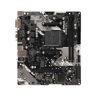 Материнська плата ASRock B450M-HDV R4.0 Материнська плата ASRock B450M-HDV R4.0