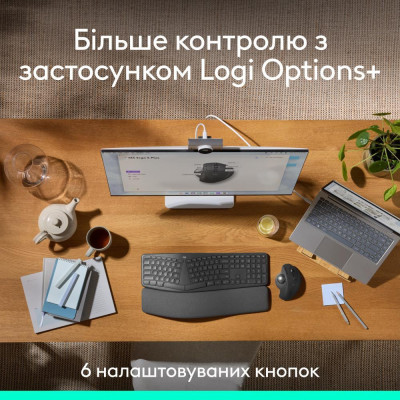 Миша Logitech MX Ergo S Graphite (910-007260) Миша Logitech MX Ergo S Graphite (910-007260)