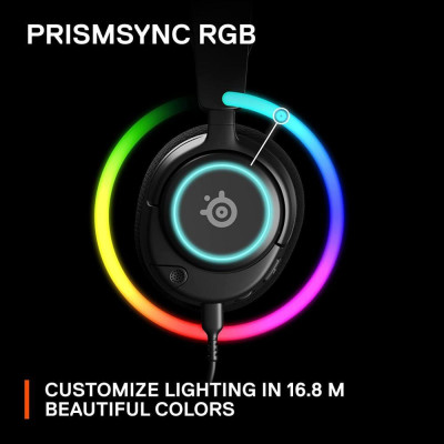 Навушники з мікрофоном SteelSeries Arctis Nova 3 Black (61631)