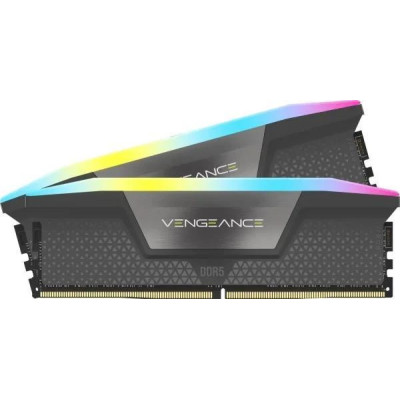 Пам'ять для настільних комп'ютерів Corsair 32 GB (2x16GB) 6400 MHz Vengeance RGB (CMH32GX5M2B6400Z32)