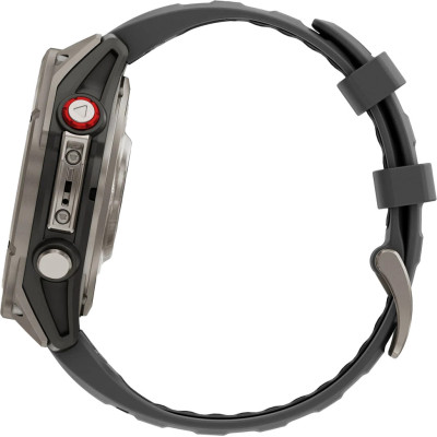Смарт-годинник Garmin Fenix 8 Pro 47 mm AMOLED Titanium with Graphite/Black (010-03198-10/11)