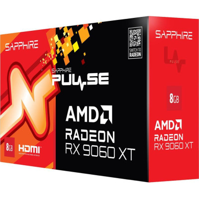Відеокарта Sapphire Radeon RX 9060 XT 8GB PULSE GAMING OC (11350-04)